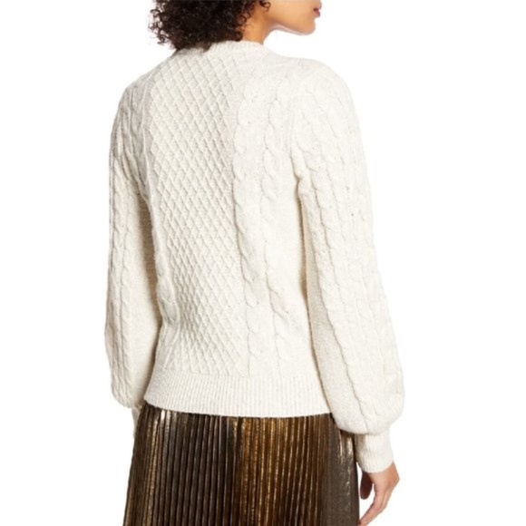 Halogen X Atlantic-Pacific Cable Knit Sweater - Picture 2 of 7